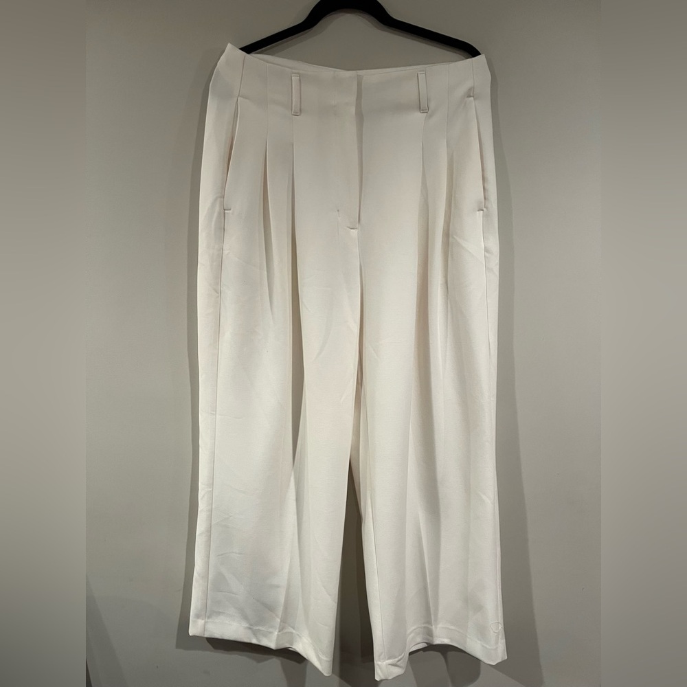 Oak & Fort pleated trouser pant size 12